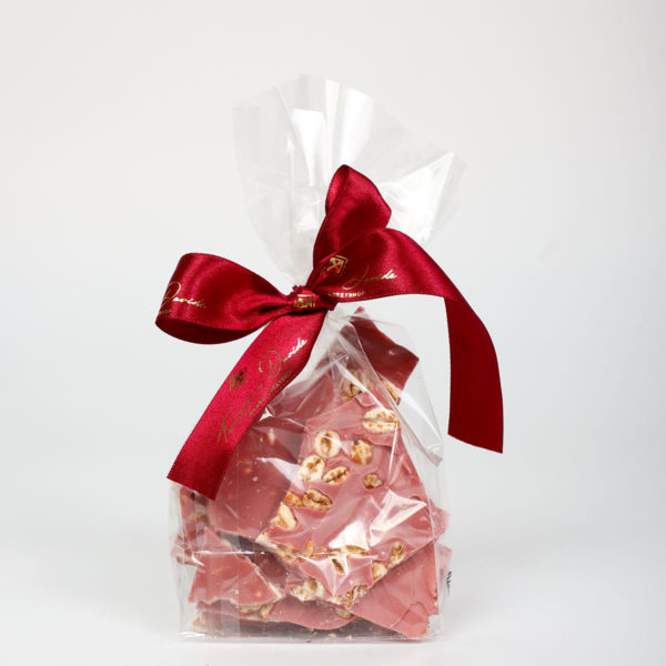 Frammenti - Cioccolato ruby e farro al miele