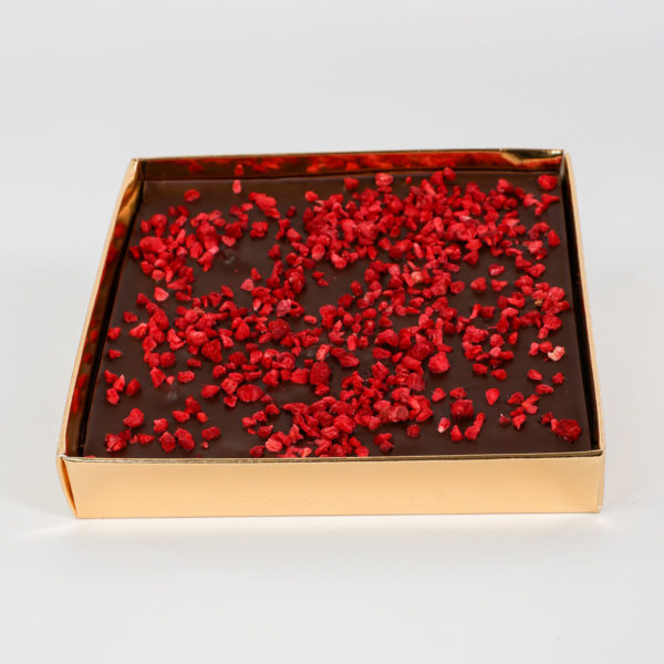 Tavoletta Sinfonia - Cioccolato fondente e lampone disidratato