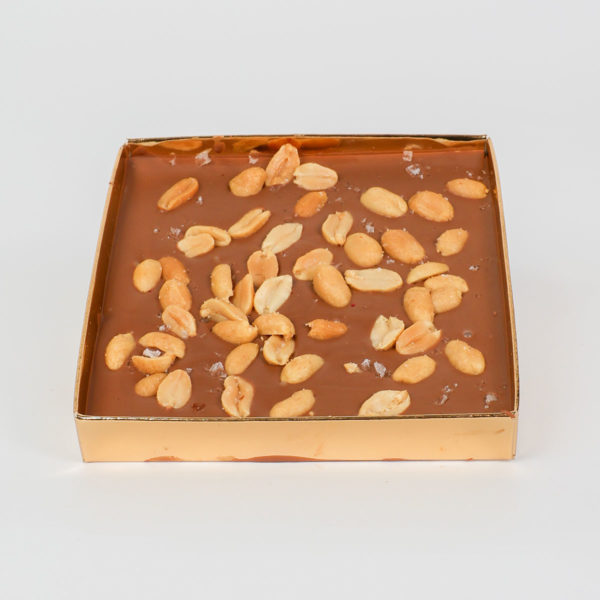 Tavoletta Sinfonia -  Cioccolato al latte, arachidi e fiocchi di sale maldon